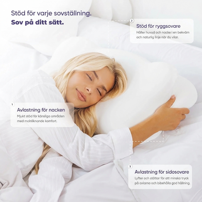 CloudRest® Kudde - Bättre sömn från första natten
